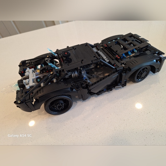 LEGO Batman Prebuilt Car, with Lights, Moving Engine, Flames, and Wheels - Picture 2 of 6